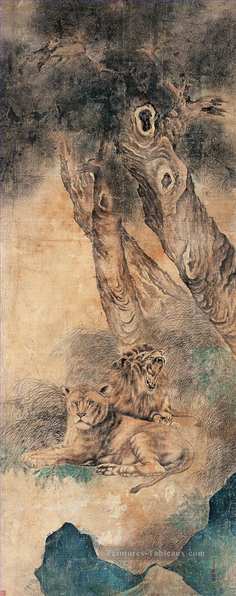Xuyang lions Peintures à l'huile